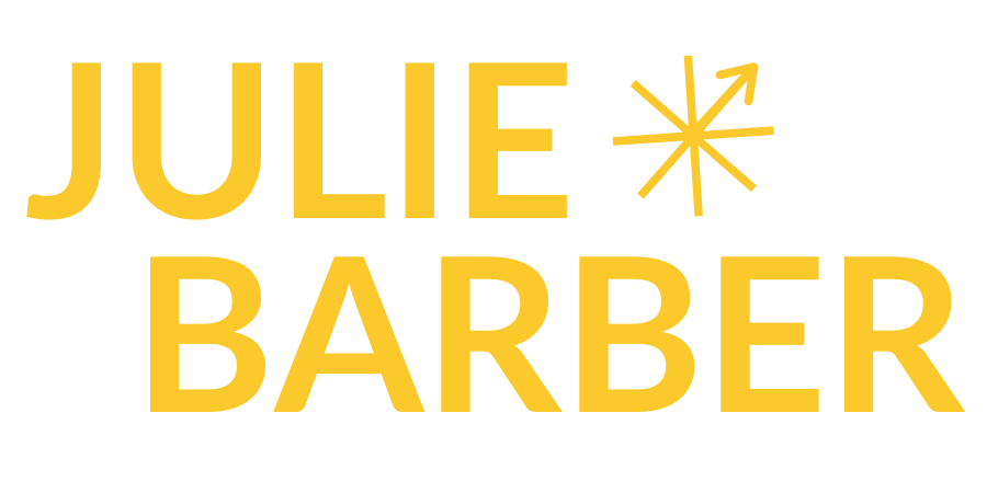 Julie Barber yellow logo trans